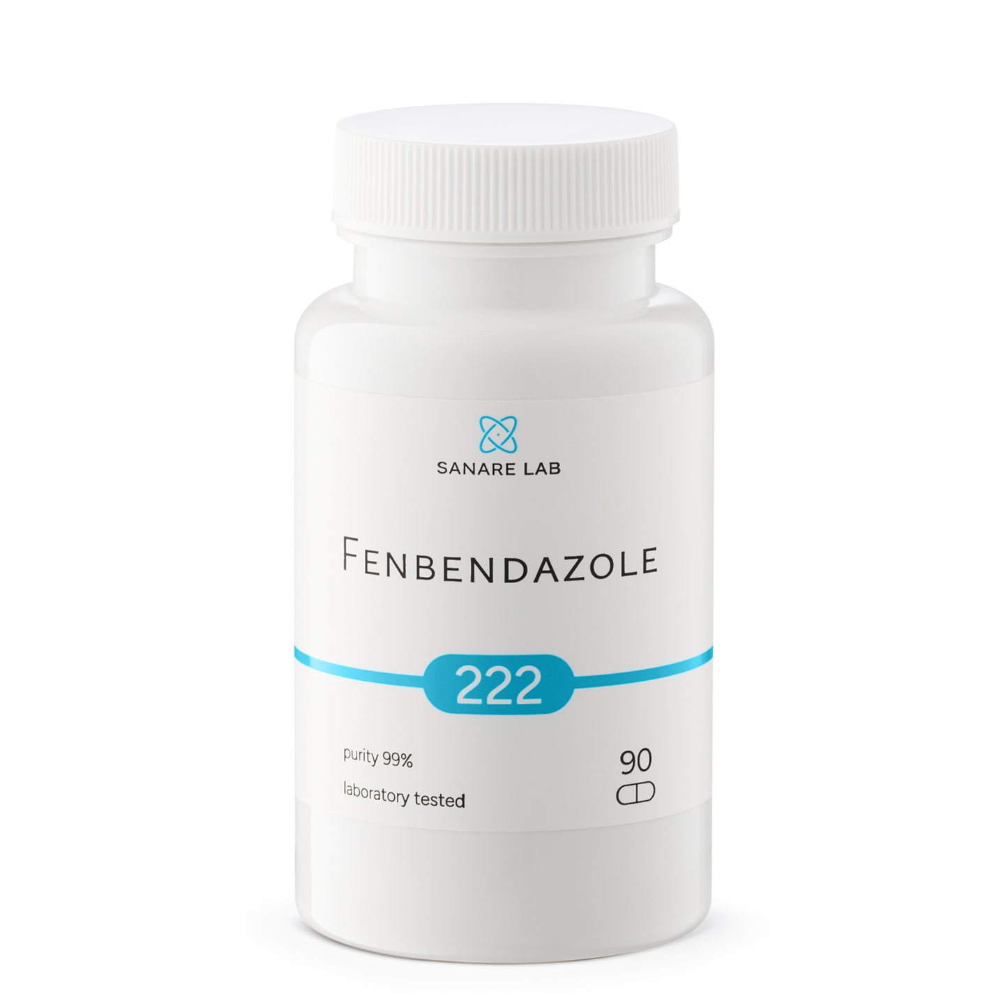 Fenbendazole 222mg - 90 capsules bottle from Sanare Lab