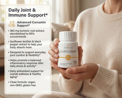 Curcumin Turmeric 360 mg per serving (eq to 12 000 mg Turmeric), 120 capsules w/ Black Pepper & Phytosome Extract