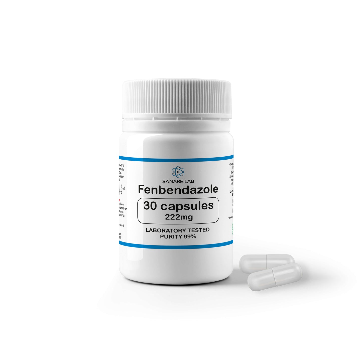 Fenbendazole 222mg 30 capsules