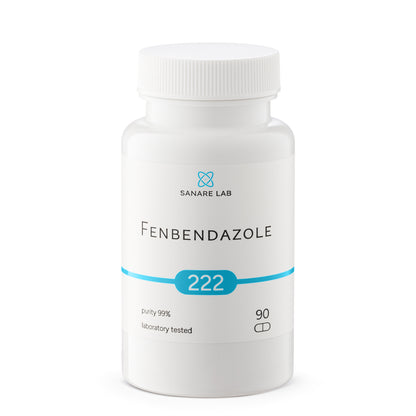Fenbendazole 222mg - 90 capsules bottle from Sanare Lab