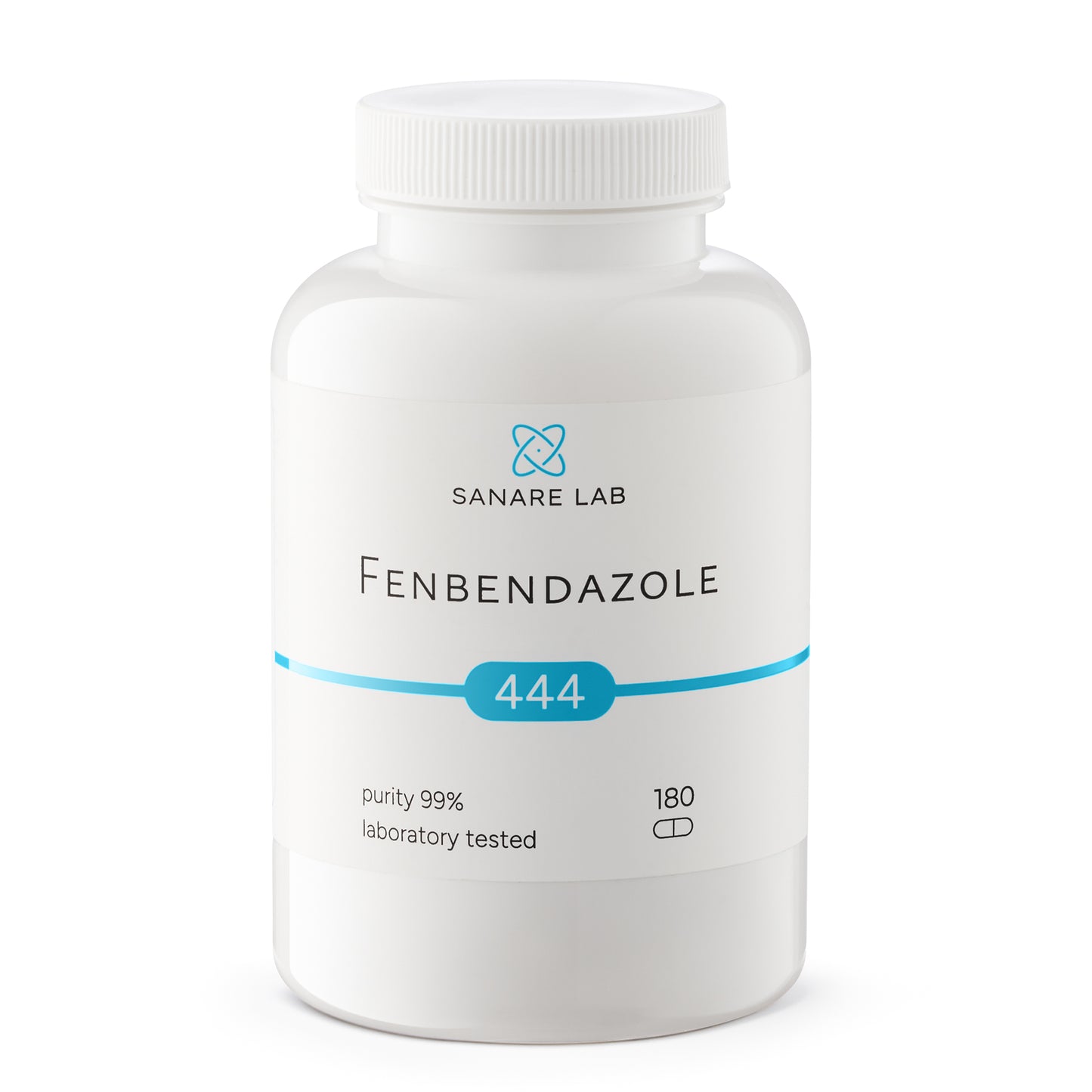 Fenbendazole 444mg - 180 capsules bottle from Sanare Lab