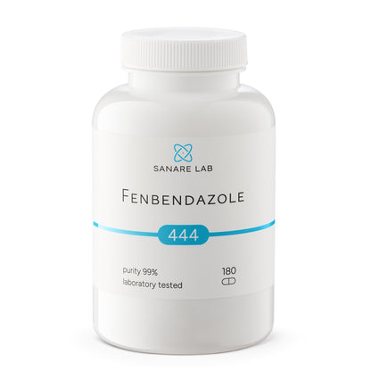Fenbendazole 444mg - 180 capsules bottle from Sanare Lab