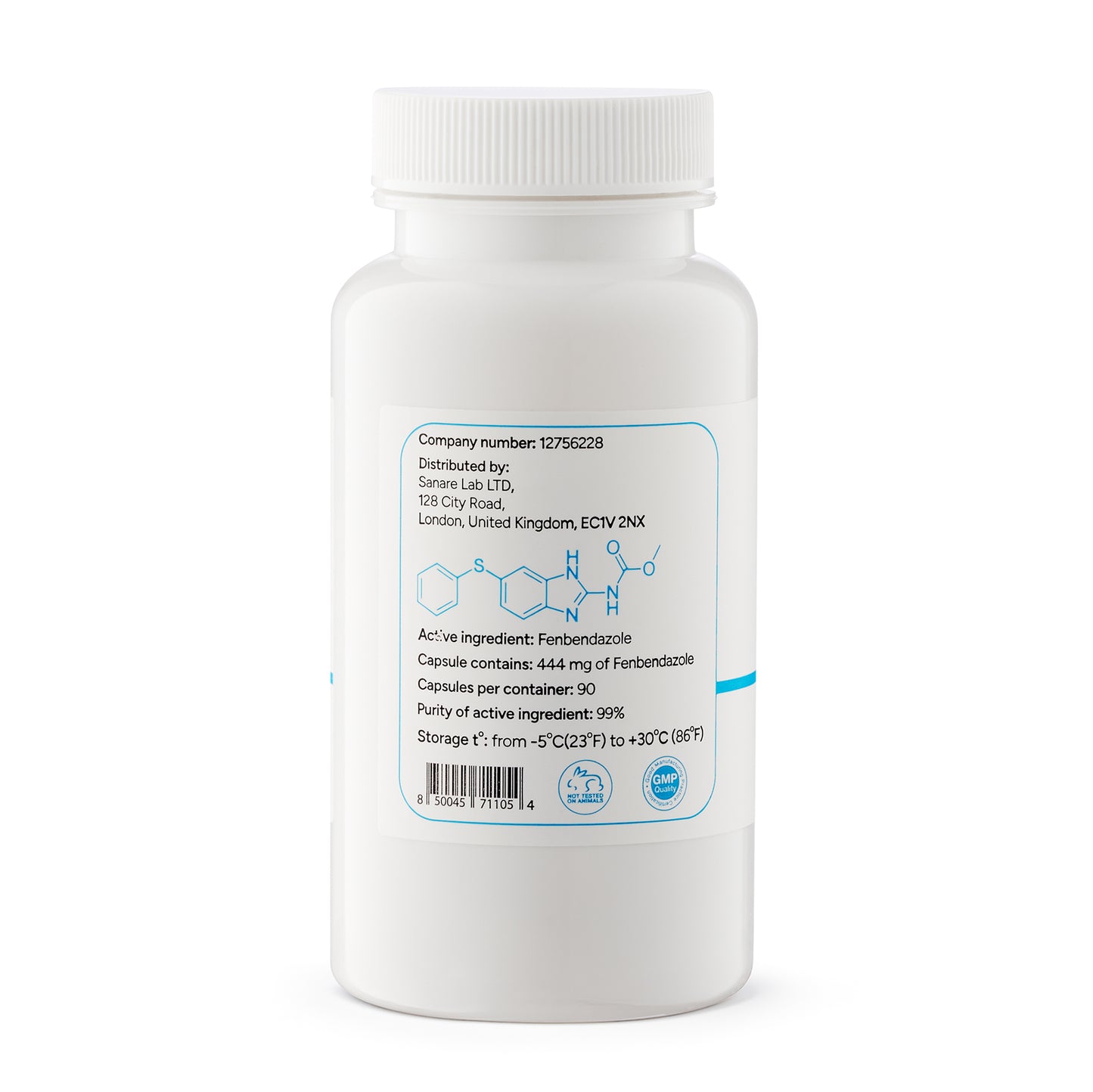 Fenbendazole 444 mg, 90 units, Purity >99%, laboratory tested