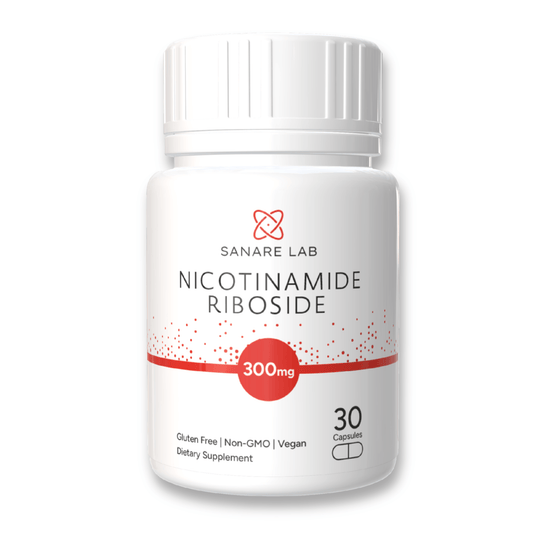 NAD+ with Nicotinamide Riboside (NR) 300 mg | Cellular Energy & Metabolism Support | 30/60/90 Capsules