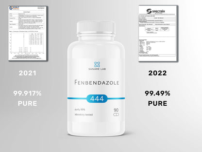 Fenbendazole 444 mg, 90 units, Purity >99%, laboratory tested - SanareLab