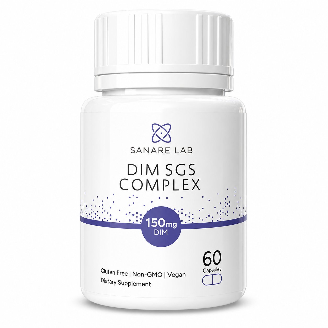 Dim Sgs DIM SGS Complex 150mg — Hormone Balance & Estrogen Support | Sanare Lab